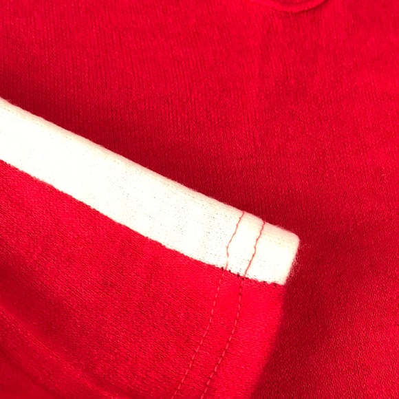 💥NEW ARRIVAL💥Bright Red V Neck Knit Sweater Top - Picture 7 of 8